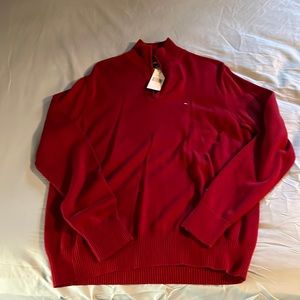 Tommy Hilfiger sweater brand new with tags never worn burgundy